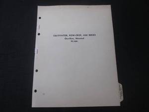 lot 46 image: (FS) John Deere 4100 One-Row-Crop Cultivator Parts Manual - PC-288 - 1952 - Pages (11)