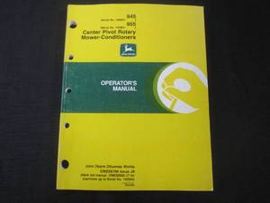 lot 49 image: (FS) John Deere 945 & 955 Center Pivot Rotary Mower - Conditioners - Operators - Pages (189)