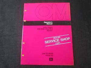 lot 53 image: (FS) John Deere 250 Side-Mounted Mower Operators Manual - OM-E53089 - Pages (40)