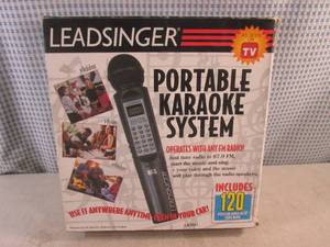 lot 80 image: (A-2) LeadSinger Portable Karaoke Sytstem - As Seen On TV