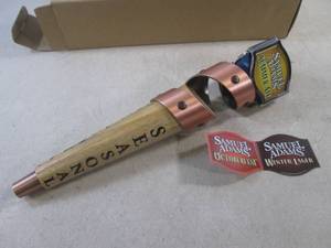 lot 90 image: (CSB) Samuel Adams Seasonal Beer Tap Handle with Inserts 13 12 New