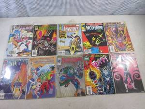 lot 111 image: (G-1) Assorted Marvel Comic Books Most In Sleeves