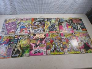 lot 112 image: (G-1) 12 Marvel Silver Surfer Comic Books
