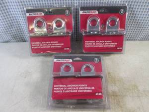 lot 139 image: (CS) 3 - 2-Packs AutoCraft AC48 Universal Anchor Points