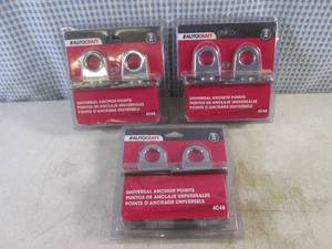 lot 141 image: (CS) 3 - 2-Packs AutoCraft AC48 Universal Anchor Points