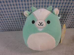 lot 207 image: (BSB) Squishmallows 5 Palmer The Mint Geen Goat Plush Pillow