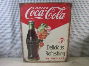 lot 237 image: (FS) Drink Coca-Cola Tin Sign - 16 x 12 12 - New In Wrap