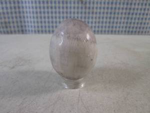 lot 243 image: (FS) Polished Stone Egg - 2 x 1 58