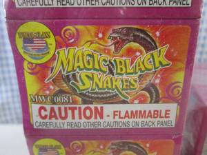 lot 269 image: (CSB) 150 Boxes Magic Black Snakes 6 per Box  3 Bundles of 50 Boxes