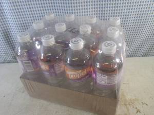 lot 296 image: (C-1) 12 Bottles Propel Lemon Blackberry 24oz Past Date