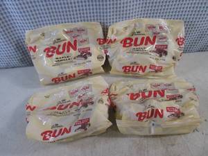 lot 304 image: (B-1) 4 Bags Bite Size Bun Maple Vanilla Candy Best by Feb 2024