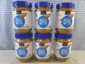 lot 310 image: (B-1) 6 Jars of Crunchy Peanut Butter 28oz Best by March 2024