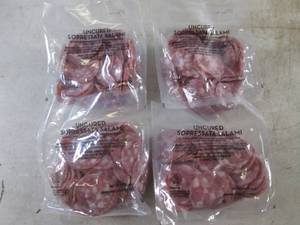 lot 314 image: (B-1) 2 Pounds Uncured Sopressata Salami 4 - 12 Pound Pouches