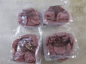 lot 318 image: (B-1) 2 Pounds Uncured Hard Salami 4 - 12 Pound Pouches