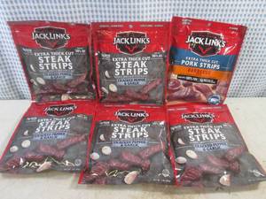 lot 337 image: (B-2) 6 Bags of Jack Links Past Date