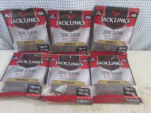 lot 345 image: (B-3) 6 Bags of Jack Links Past Date
