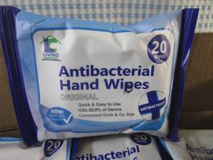 lot 364 image: (CSB) 24 Packs of Antibacterial Hand Wipes 20 Wipes per Pack