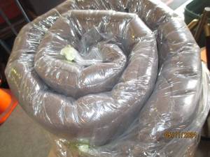 lot 505 image: New Chocolate colored futon mattress