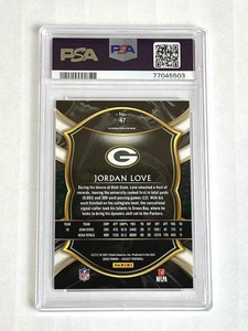 2020 Panini Select Jordan Love #47 RC PSA 10 Gem Mint