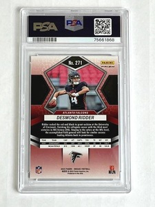 2022 Mosaic Desmond Ridder Camo Pink #271 PSA 10 Gem Mint