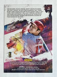 2019 Panini Diamond Kings Gallery of Stars Shohei Ohtani #GS12 (NM-MT)