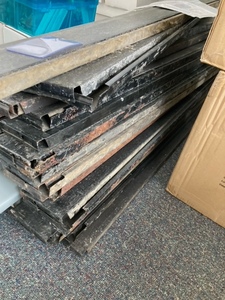 Lozier Shelving Components - lot of 100