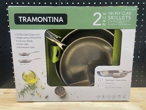 Tramontina Tri-Ply Clad Skillets