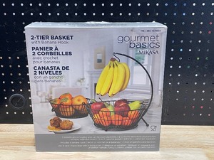 2 Tier Metal Fruit Basket