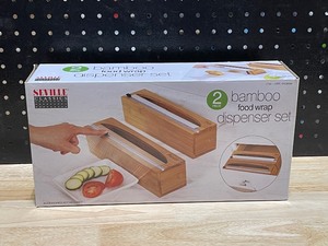 Bamboo Food Wrap Dispensers