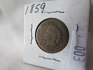 1859 Indian Head One Cent