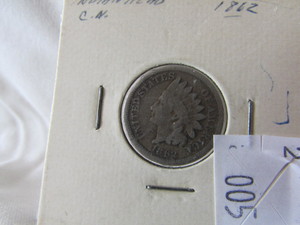 1862 Indian Head One Cent