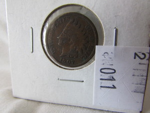 1907 Indian Head One Cent