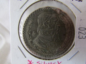 1958 Mexico Silver 1 Peso