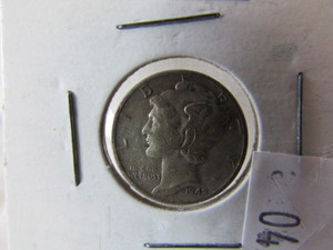 1942 Mercury Dime