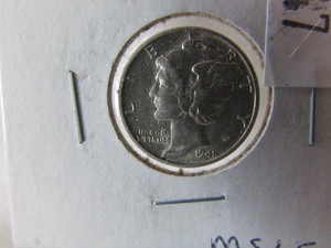 1945 D Mercury Dime - Uncirculated