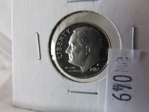 1982 S Roosevelt Dime - Proof