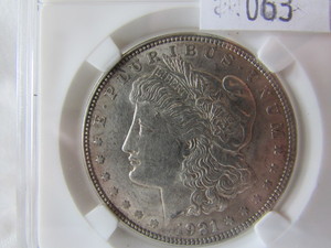1921 Morgan Silver Dollar