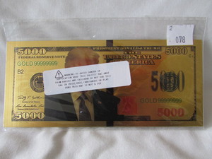 Donald Trump Novelty Note