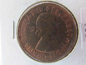 1962 GB Large One Penny