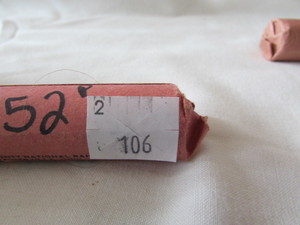 Roll of 1952 Lincoln Cents