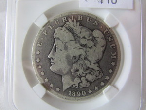 1890 CC Morgan Silver Dollar