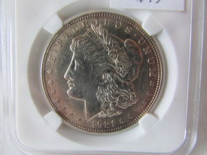 1921 Morgan Silver Dollar
