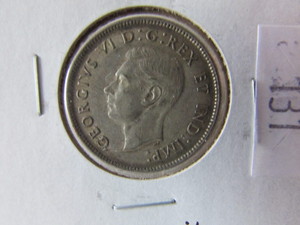 1943 Canada Silver Quarter