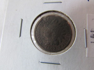 1863 Indian Head One Cent