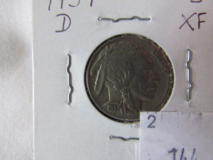 1937 D Buffalo Nickel - XF