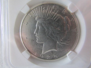 1925 S Peace Silver Dollar