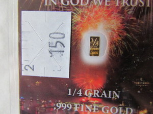 14 Grain .999 Gold Bar