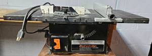 lot 36 image: Black & Decker 8 Table Saw and Stand