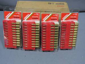 lot 39 image: 4 Piece Lot of Federal Hi-Shok 30-6 150Gr Soft Point Rifle Cartridges 20s - 80 Rounds Total