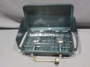 lot 79 image: Northwest Territory Deluxe Two Burner Propane Stove